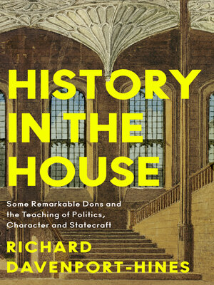 cover image of History in the House